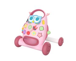 הליכון ינשוף התאם צורות לפעוטות ורוד