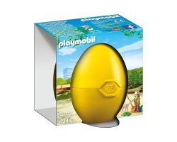 פליימוביל ביצת הפתעה שומר גן חיות ואלפקה 4944