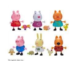 דמויות פפה פיג עם חיות PEPPA PIG