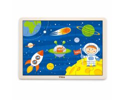 פאזל 24 חלקים חלל צעצועי עץ VIGA