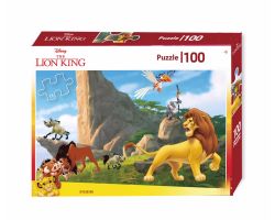 פאזל 100 חלקים מלך האריות