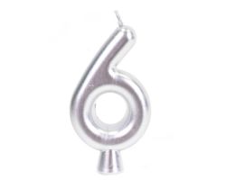 נר מספר 6 כסף
