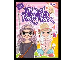 חוברת make a pretty face כולל מדבקות