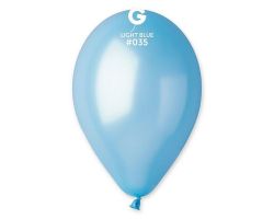 בלון GM110 מטאלי תכלת 35 100יח